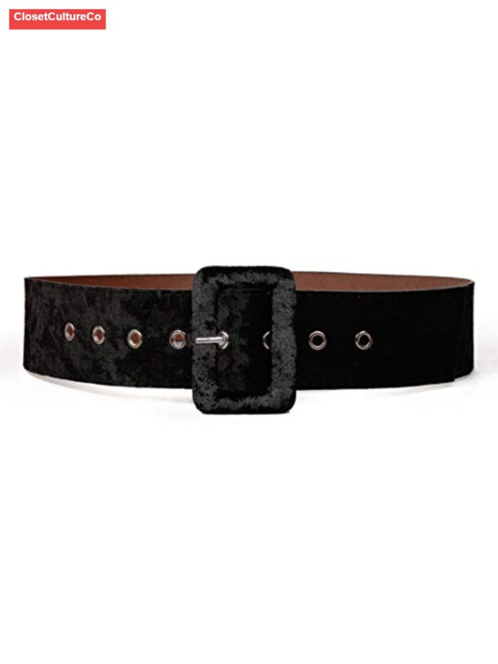 Wide Faux Leather Velvet Belt Waist Band Corset Apparel Accessory